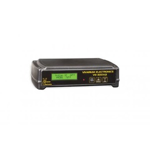 Black electronic unit with a green LCD display and yellow branding reading VINARUM ELECTRONICS VE-300XE.