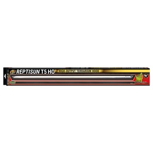 Reptisun T5 HO high-output terrarium hood packaging.