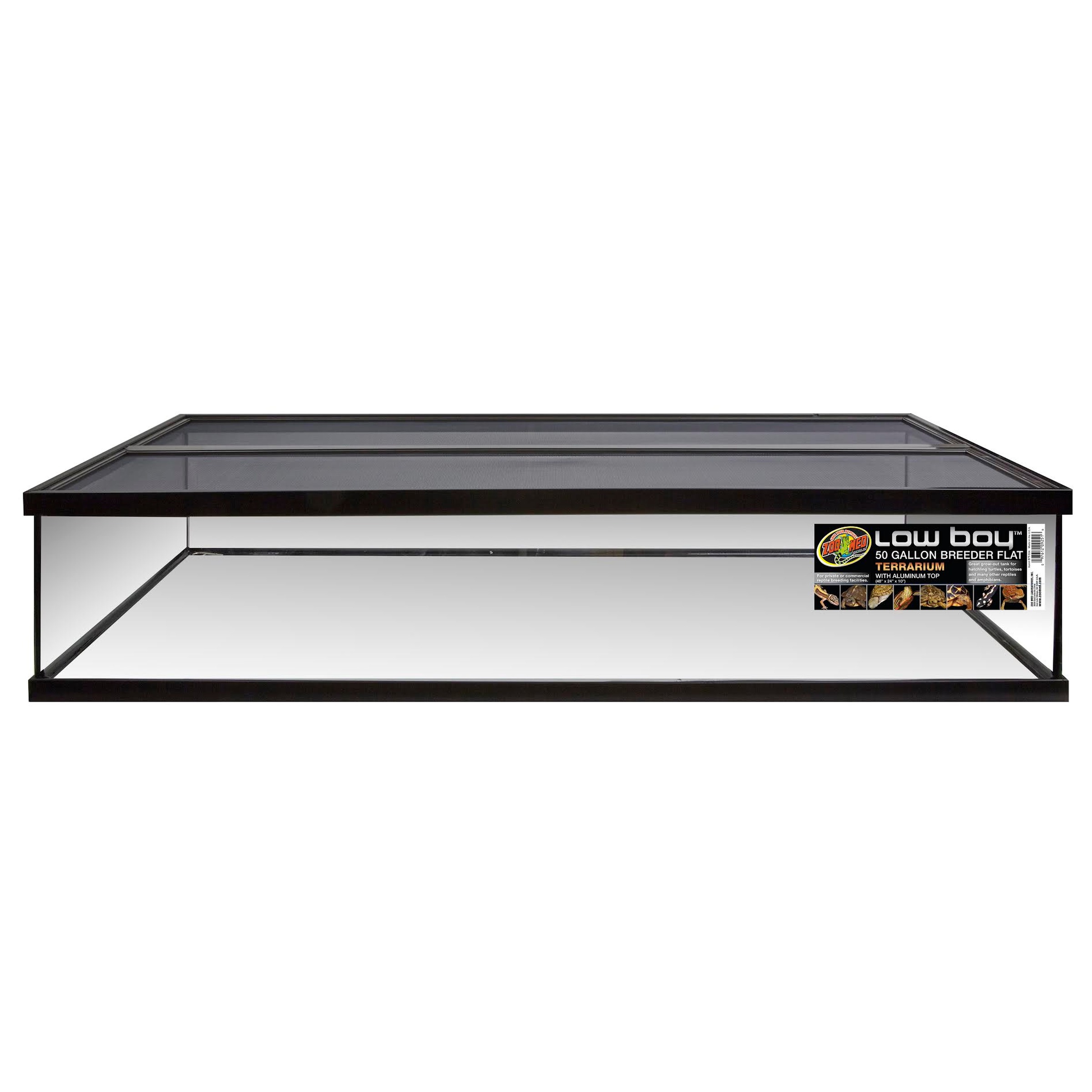 Zoo Med 55 Gal Low Boy Terrarium with screen top | LLLReptile