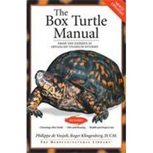 Book cover for The Box Turtle Manual with a realistic box turtle illustration.