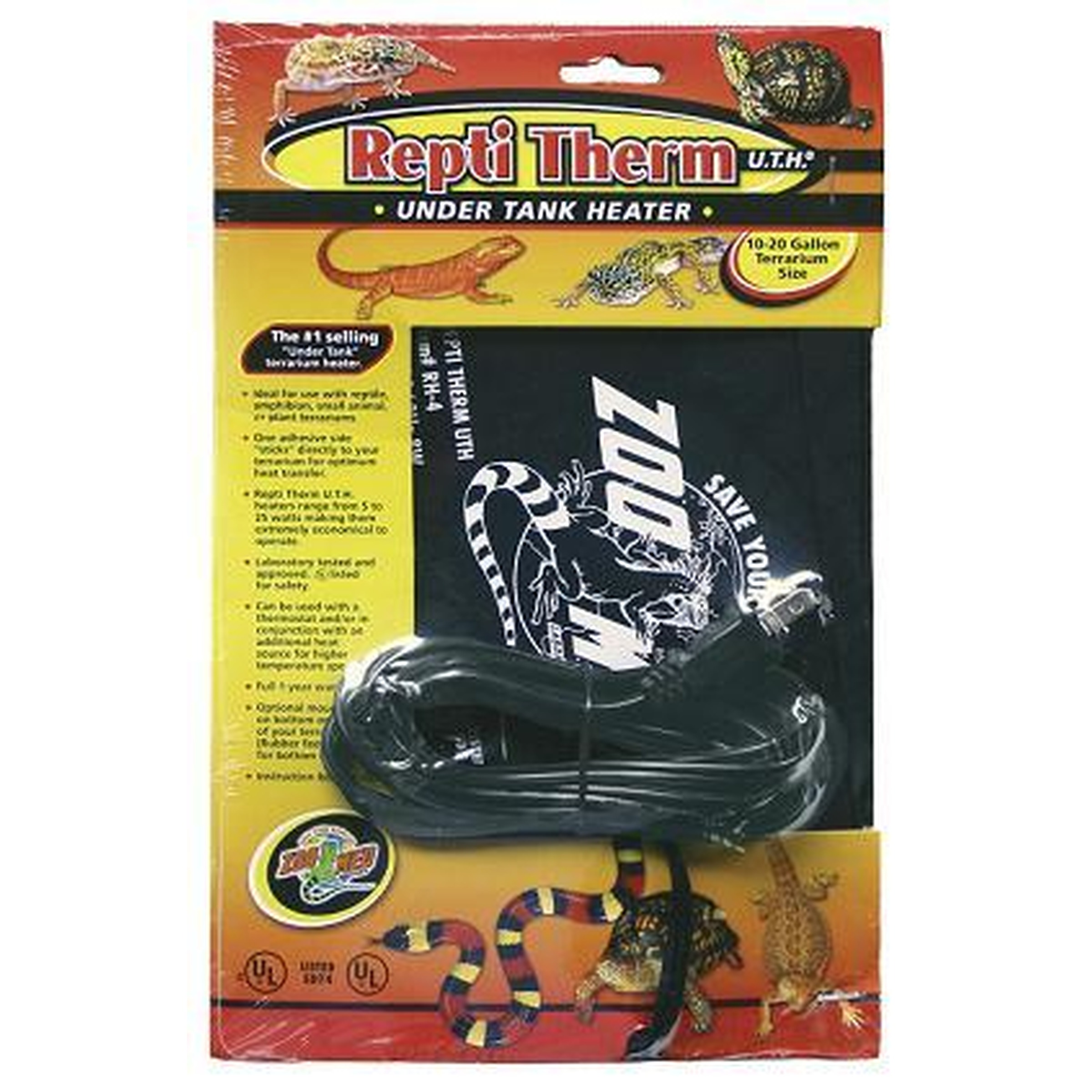 REPTILE HEAT M20W 2個　　XS6W 1個 Zoo Med 10 to 20 Gallon Heat Pad | LLLReptile