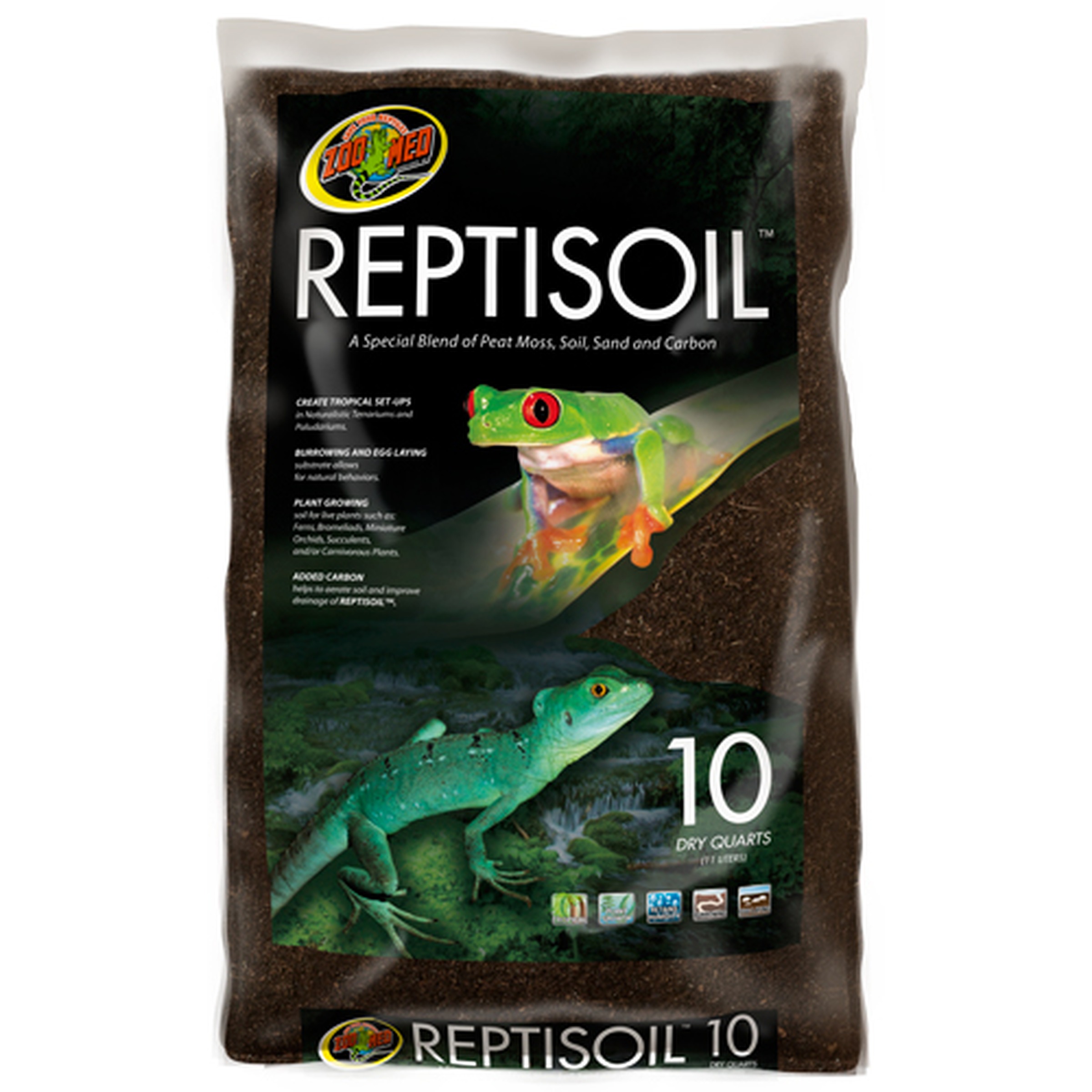 Reptile breeders Zoo Med ReptiSoil 24 quarts for Terrarium Substrate | LLLReptile