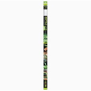 Tall bookmark with a green forest landscape and yellow vertical text running along its length.