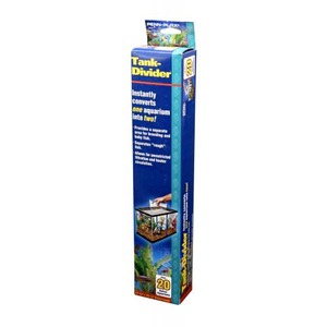 Penn-Plax Tank Divider packaging in blue with aquarium layout image and product features.