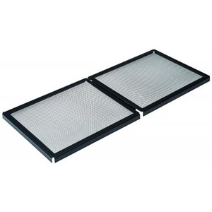 Two rectangular air filters joined side by side.