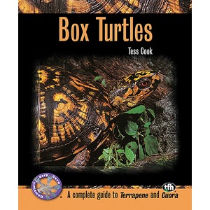 Box Turtles book cover with a colorful turtle on a dark background.