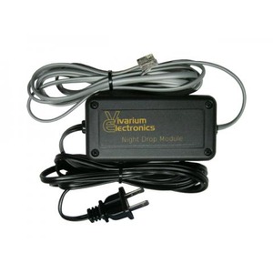 Night Drop Module by Vivarium Electronics with attached power cord and network cable.