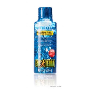 Blue bottle of Turtle Clean Biological Turtle Habitat Cleaner by Terra, 4 fl oz (120 mL)